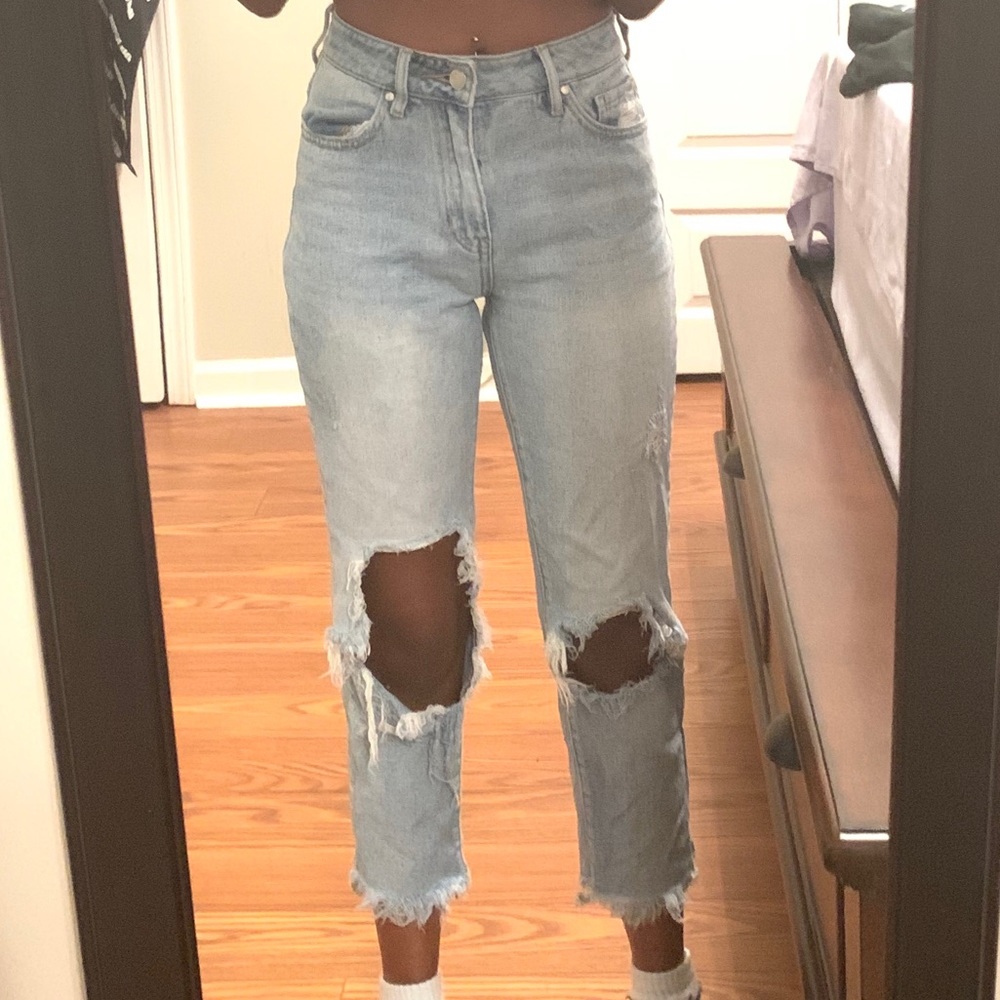 Distressed Kendall and Kylie Jeans